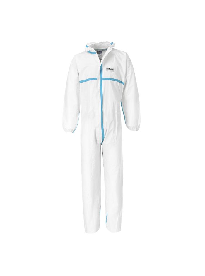 BizTex Microporous Coverall Type 4/5/6 , L, R, White