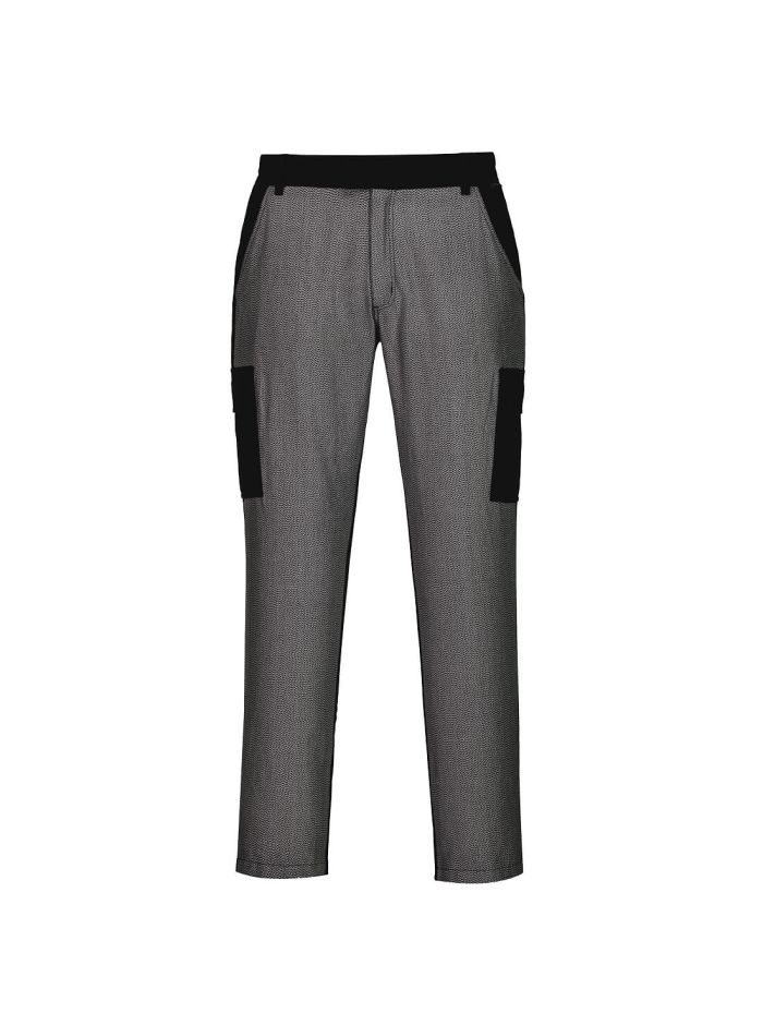 Combat Trouser with Cut Resistant Front, L, R, Black