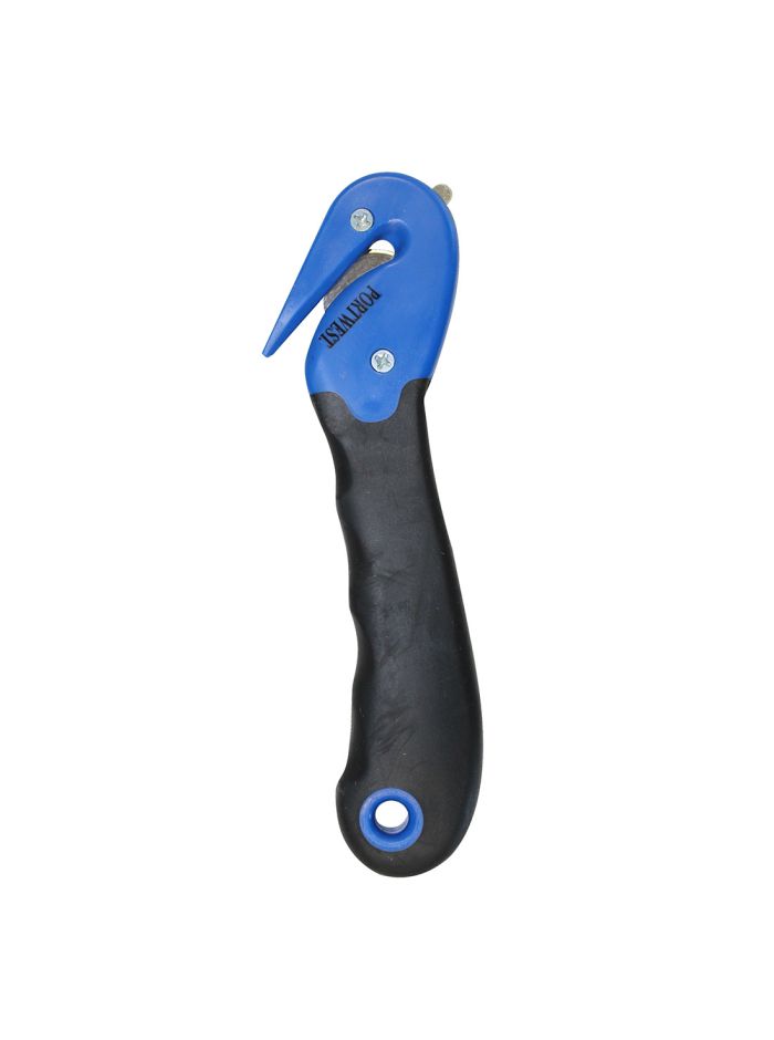 Enclosed Blade Safety Knife, , U, Blue