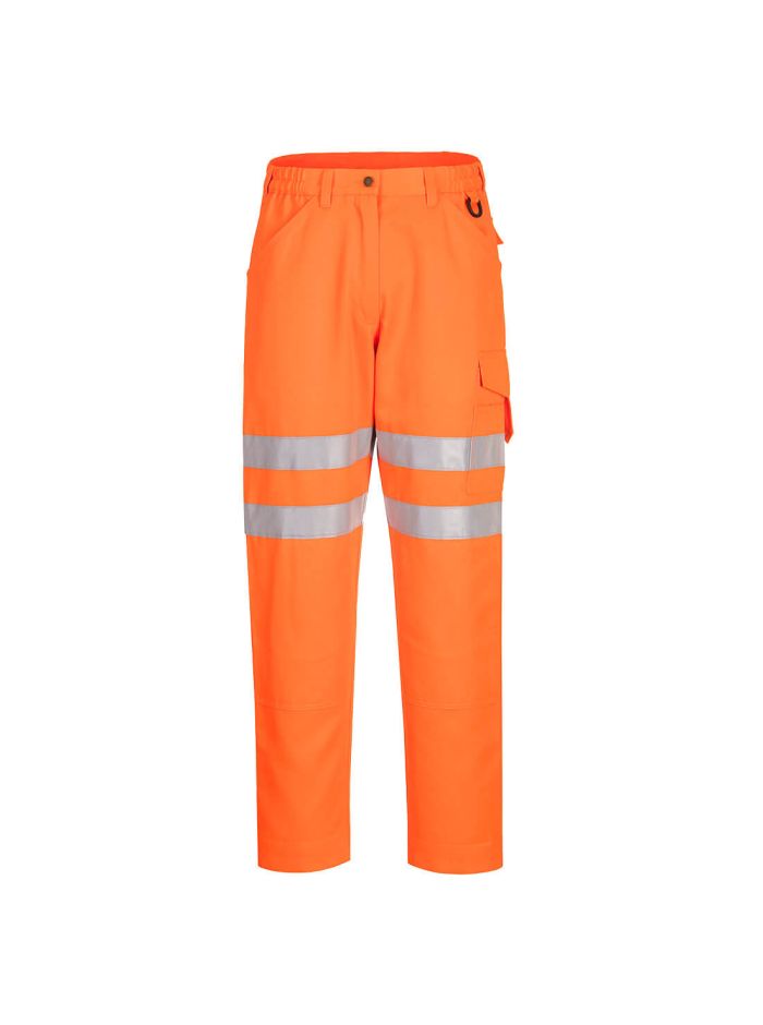 Eco Hi-Vis Work Trouser, 28, R, Orange