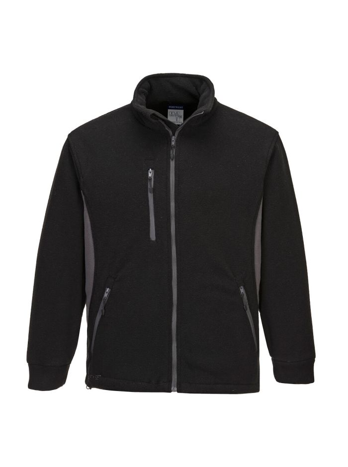 Portwest Texo Heavy Two-Tone Fleece, 4XL, R, Black