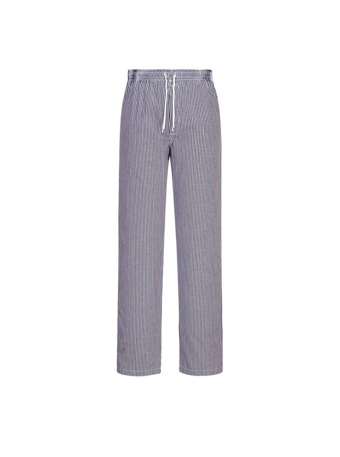 Bromley Chefs Trouser, L, R, Blue Check