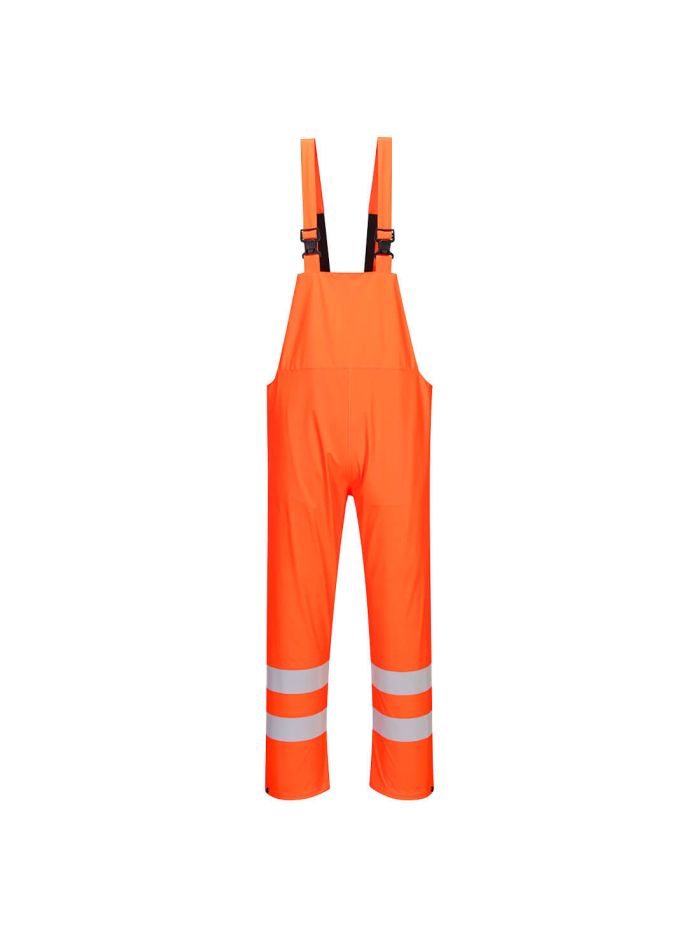 Sealtex Ultra Hi-Vis Rain Bib and Brace, L, R, Orange