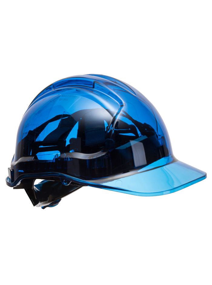 Peak View Plus Ratchet Hard Hat, , U, Blue