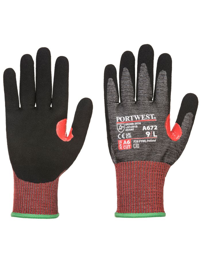 CS Cut F13 Nitrile, L, R, Black
