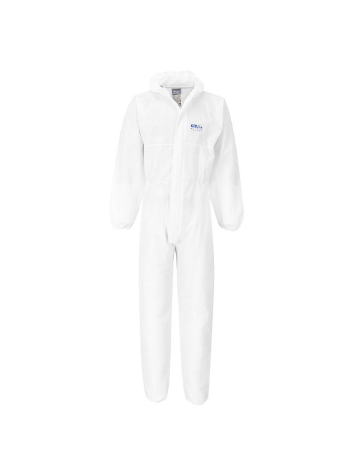 BizTex SMS FR Coverall Type 5/6, L, R, White