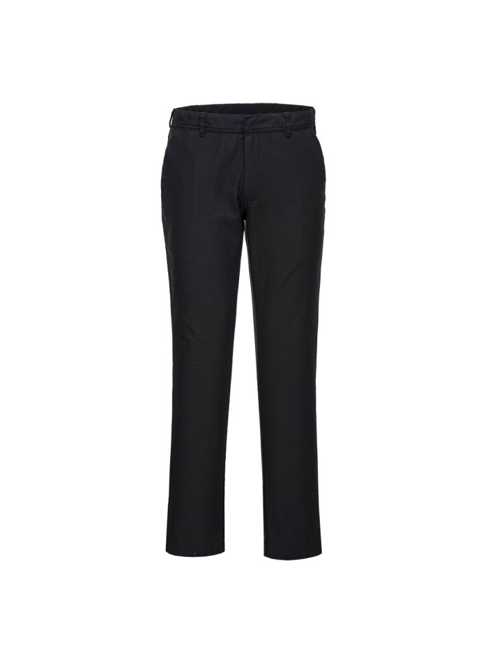 Stretch Slim Chino Trouser, 28, R, Black