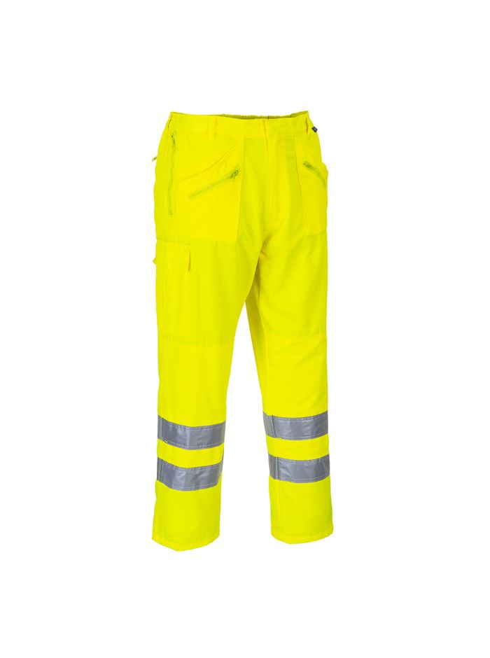 Hi-Vis Action Trousers, M, R, Yellow