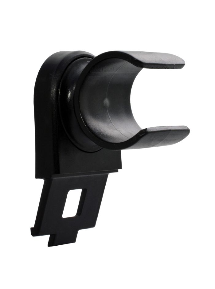 Helmet Torch Clip, , R, Black
