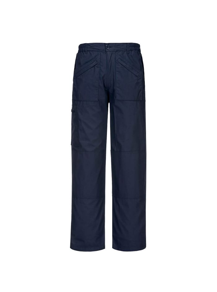 Classic Action Trouser - Texpel Finish, L, R, Navy