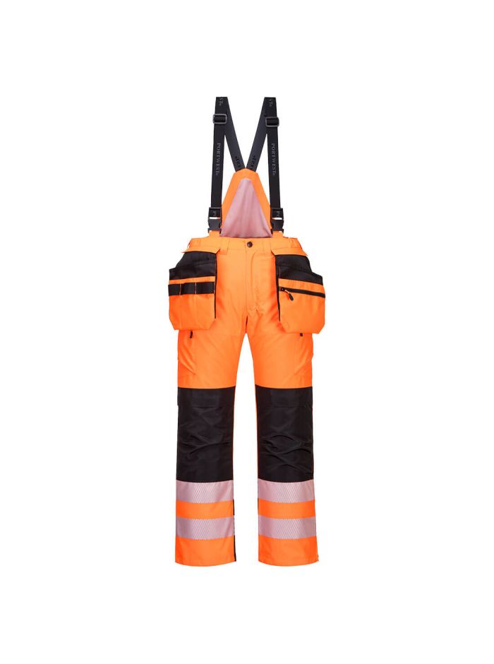 PW3 Hi-Vis Winter Trouser, 4XL, R, Orange/Black