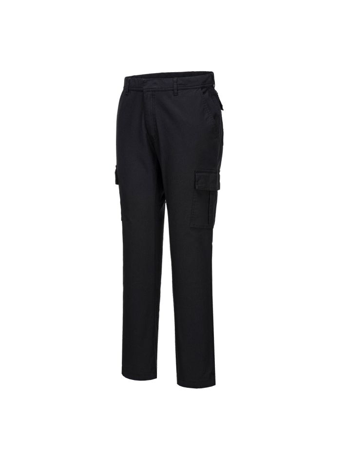 Stretch Slim Combat Trouser, 28, R, Black
