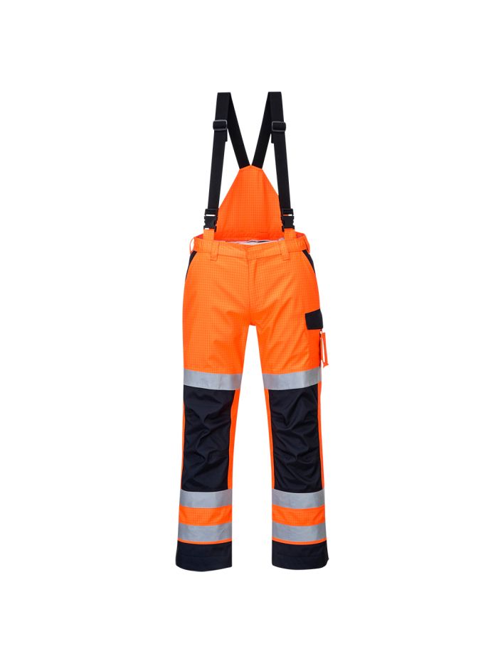 Modaflame Rain Multi Norm Arc Trouser, L, R, Orange/Navy