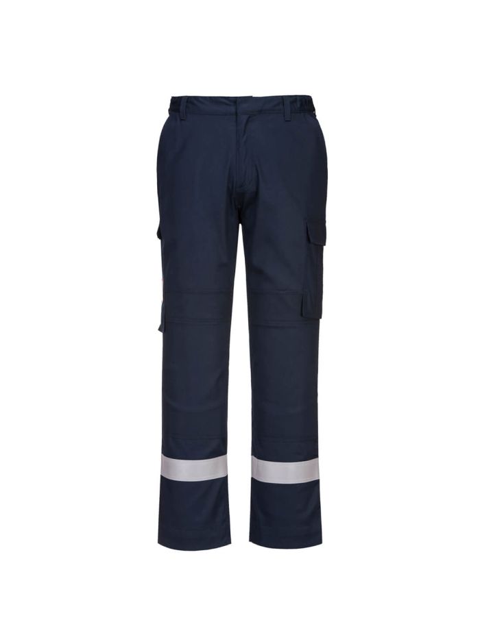 Bizflame Plus Lightweight Stretch Panelled Trouser, L, R, Navy