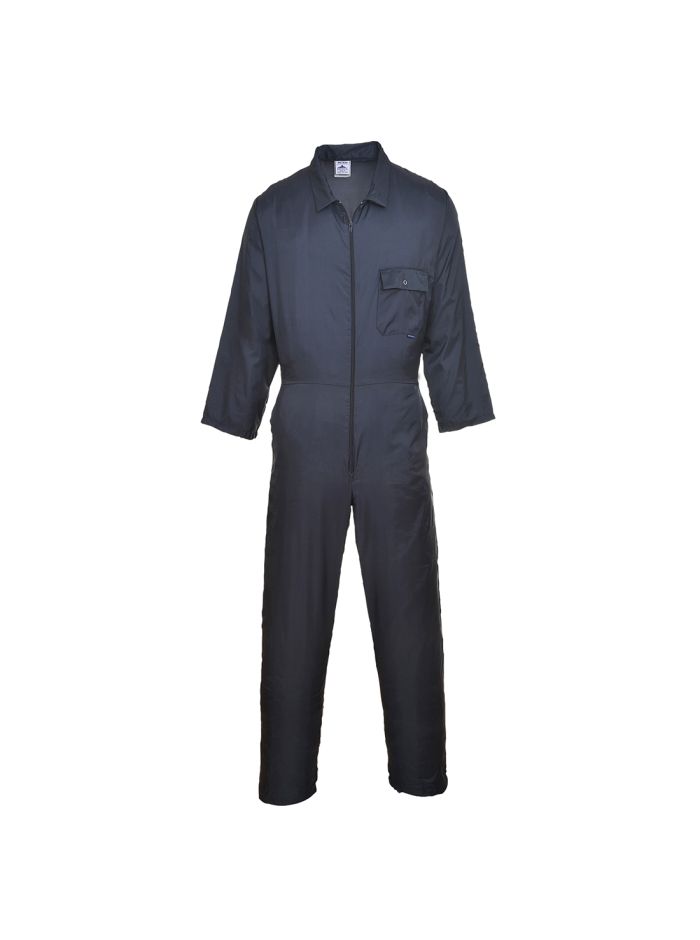 Nylon Zip Coverall, 4XL, R, Navy