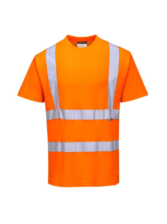 Hi-Vis Cotton Comfort T-Shirt S/S , 4XL, R, Orange