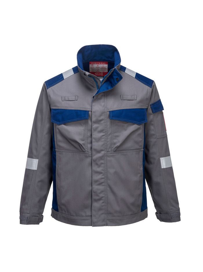 Bizflame Ultra Two Tone Jacket, L, R, Grey