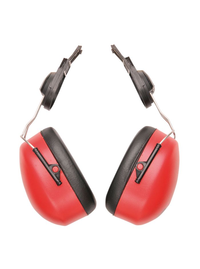 Endurance Clip-On Ear Protector, , R, Red
