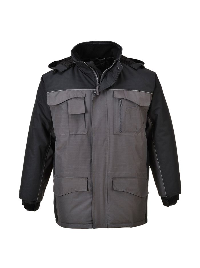 RS Parka, L, R, Black/Grey