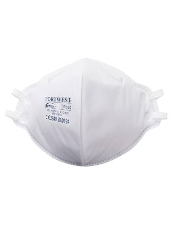 FFP3 Dolomite Fold Flat Respirator (Pk20), , R, White