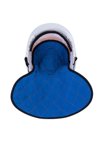 Cooling Crown with Neck Shade, , L, Orange/Blue