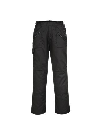 Action Trouser With Back Elastication, L, R, Black