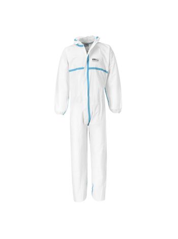 BizTex Microporous Coverall Type 4/5/6 , L, R, White