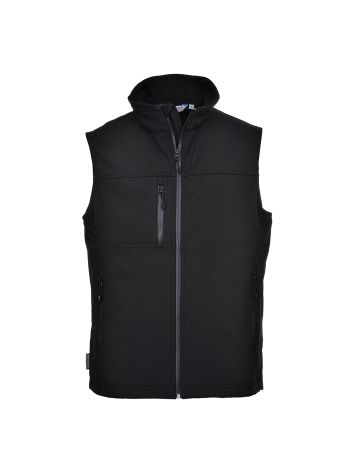Softshell Bodywarmer (3L), L, R, Black
