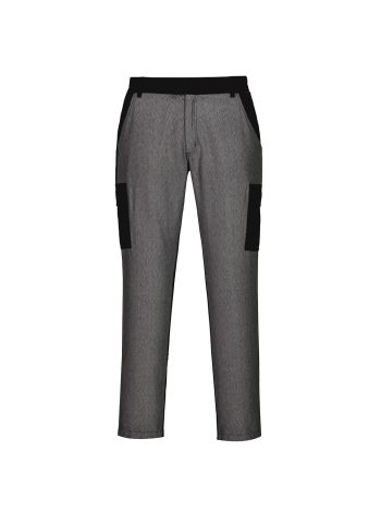 Combat Trouser with Cut Resistant Front, L, R, Black