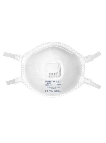 FFP3 Valved Respirator - Blister Pack (2), , R, White