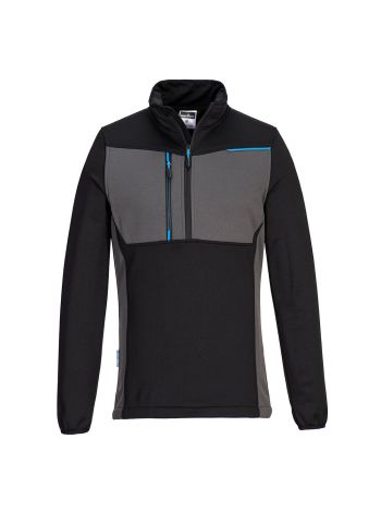WX3 Half Zip Tech Fleece, L, R, Black