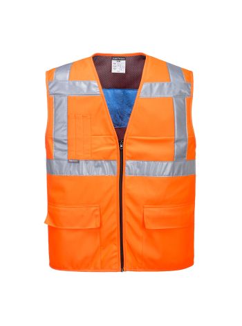 High Vis Cooling Vest, L/XL, R, Orange