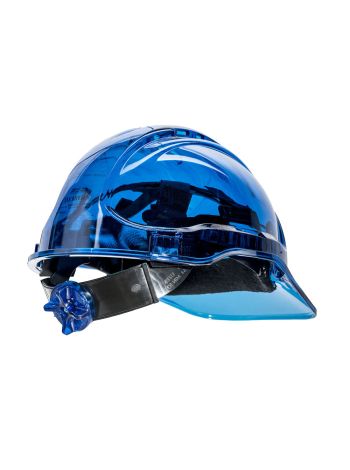 Peak View Ratchet Hard Hat Vented, , U, Blue