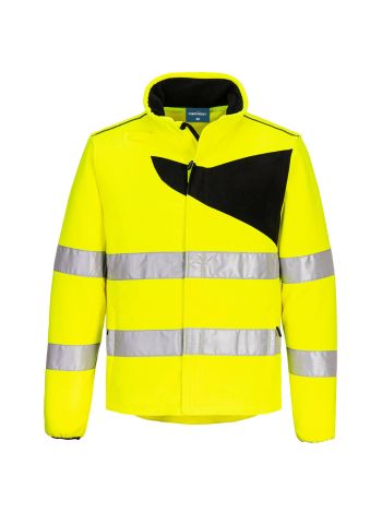 PW2 Hi-Vis Fleece, 4XL, R, Yellow/Black