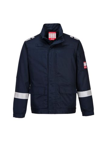 Bizflame Plus Lightweight Stretch Panelled Jacket, L, R, Navy