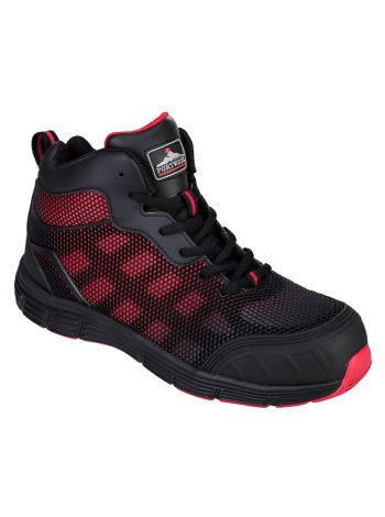 Portwest Compositelite Derwent Boot S1P, 37, D, Black/Red