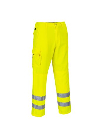 Hi-Vis Work Trouser, 4XL, R, Yellow
