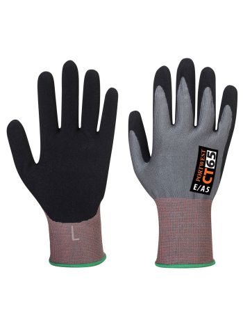CT Cut E15 Nitrile, L, R, Grey/Black