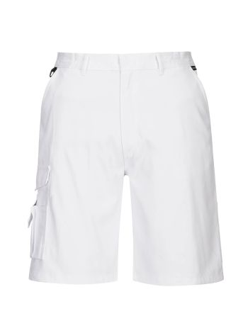 Painters Shorts, L, R, White
