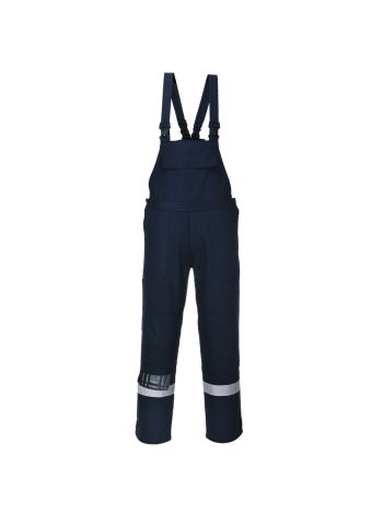Bizflame Plus Bib and Brace, L, R, Navy