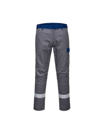 Bizflame Ultra Two Tone Trouser, 30, R, Grey