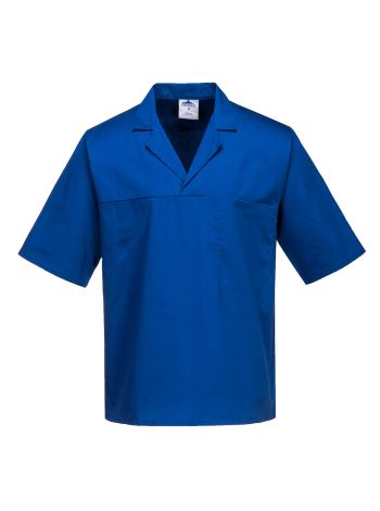 Bakers Shirt S/S, XS, R, Royal Blue