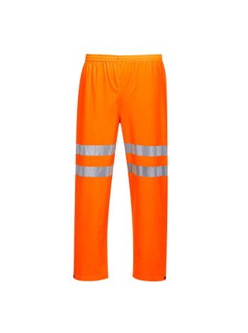 Sealtex Ultra Hi-Vis Rain Trouser, L, R, Orange