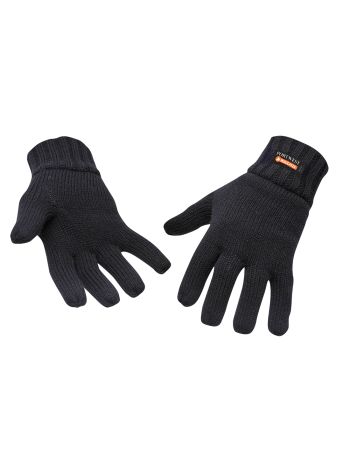 Knit Glove Insulatex Lined, , R, Black