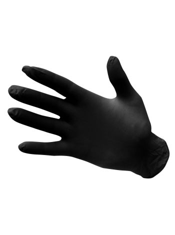 Powder Free Nitrile  Disposable Glove, L, R, Black