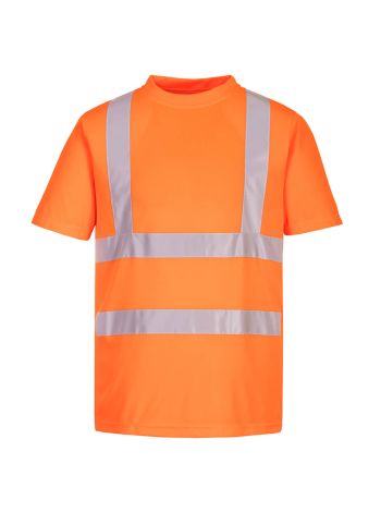 Eco Hi-Vis T-Shirt S/S (6 Pack) , 4XL, R, Orange