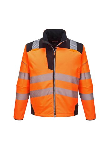 PW3 Hi-Vis Softshell , 4XL, R, Orange/Black