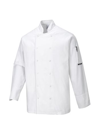 Dundee Chefs Jacket, L, R, White