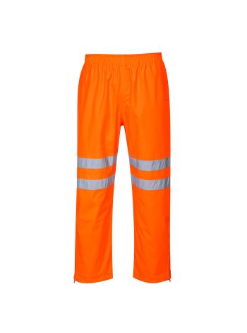 Hi-Vis Breathable Rain Trouser, 4XL, R, Orange