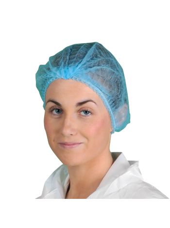 PP Disposable Mob Cap, , U, Blue